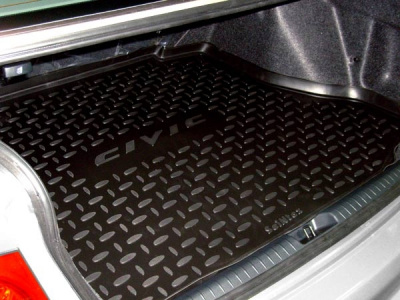 Hyundai Elantra (06-) полимерный коврик в багажник